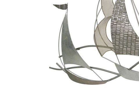 Dekoracja ścienna srebrna AMERICIUM