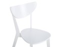 Zestaw 2 krzeseł do jadalni biały ROXBY Lumarko!