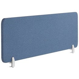 Przegroda na biurko 130 x 40 cm niebieska WALLY Lumarko!
