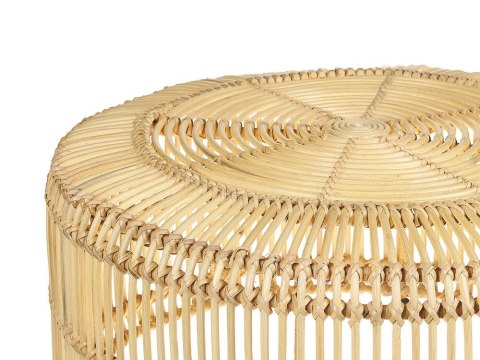 Stolik kawowy rattanowy naturalny LIMNI