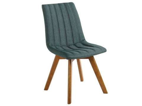 Zestaw 2 krzeseł do jadalni zielony CALGARY