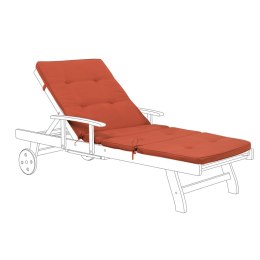 Poduszka na leżak ogrodowy czerwona TOSCANA Lumarko!