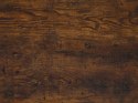 Biurko 118 x 60 cm ciemne drewno z czarnym VINCE Lumarko!