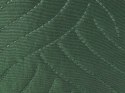 Komplet narzuta z poduszkami tłoczony 140 x 210 cm zielony BABAK Lumarko!
