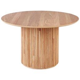 Stół do jadalni okrągły ⌀ 120 cm jasne drewno VISTALLA Lumarko!