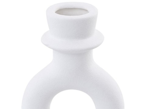 Świecznik porcelanowy biały SPARTA