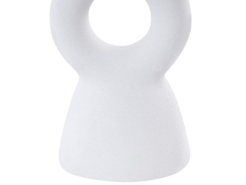 Świecznik porcelanowy biały SPARTA