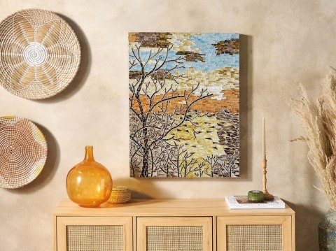 Dekoracja ścienna mozaika wielokolorowa TAMIANG