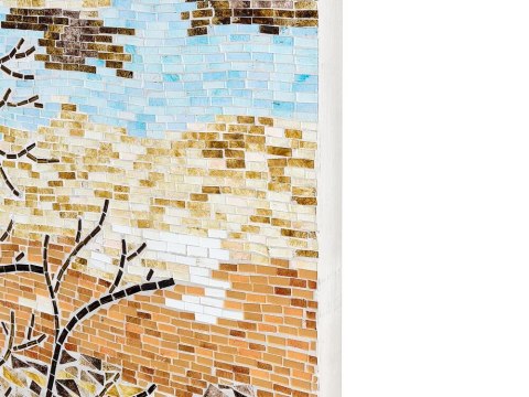Dekoracja ścienna mozaika wielokolorowa TAMIANG