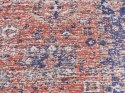Dywan bawełniany 80 x 300 cm czerwono-niebieski KURIN Lumarko!