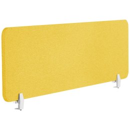 Przegroda na biurko 180 x 40 cm żółta WALLY Lumarko!