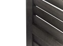4-panelowy składany parawan pokojowy drewniany 170 x 163 cm ciemnobrązowy AVENES Lumarko!
