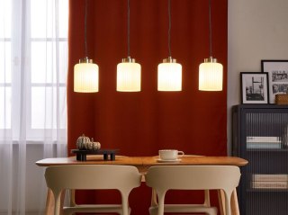 Lampa wisząca 4-punktowa metalowa mosiężna CAUDELO