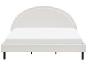 Łóżko boucle 180 x 200 cm białe MARGUT Lumarko!