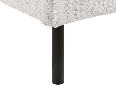 Łóżko boucle 180 x 200 cm białe MARGUT