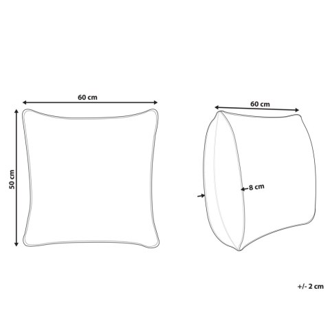 Poduszka poliestrowa niska 50 x 60 cm TRIGLAV