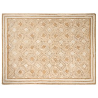 Dywan z juty 300 x 400 cm beżowy MENGEN