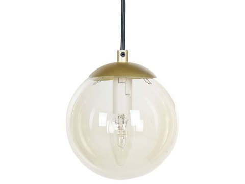 Lampa wisząca szklana 5-punktowa złota NOEL