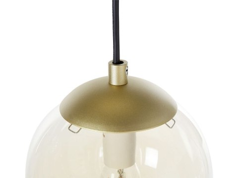Lampa wisząca szklana 5-punktowa złota NOEL