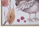 Obraz na płótnie w ramie ptak 63 x 63 cm wielokolorowy CASTRO Lumarko!