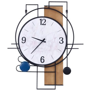 Zegar ścienny 60 x 70 cm wielokolorowy TAVEL