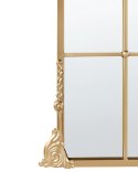 Lustro ścienne okno metalowe 66 x 124 cm złote NOIDAN Lumarko!