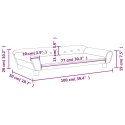 Sofa dla dzieci, różowa, 100x50x26 cm, aksamit Lumarko!