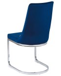 Zestaw 2 krzeseł do jadalni welurowy niebieski ALTOONA Lumarko!