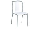 Zestaw 8 krzeseł ogrodowych biało-szary SPEZIA Lumarko!