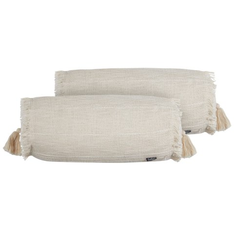 2 poduszki dekoracyjne bawełniane 20 x 50 cm beżowe NAHLEH Lumarko!