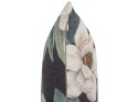 Poduszka dekoracyjna w kwiaty 45 x 45 cm czarna ZAHRIYE Lumarko!