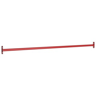 Drążki do przewrotów, 2 szt., 125 cm, stalowe, czerwone Lumarko!