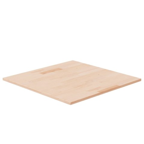 Kwadratowy blat do stolika, 60x60x1,5 cm, surowe drewno dębowe Lumarko!