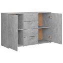 Szafka, szarość betonu, 120x35,5x75 cm, materiał drewnopochodny Lumarko!