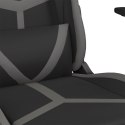 Fotel gamingowy, czarno-szary, sztuczna skóra Lumarko!