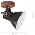 Industrialne lampy ścienne/sufitowe 2 szt, czarne, 20x25 cm E27 Lumarko!