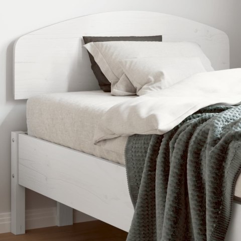Wezgłowie do łóżka, białe, 90 cm, lite drewno sosnowe Lumarko!