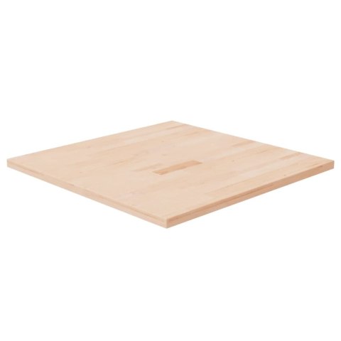 Kwadratowy blat do stolika, 70x70x2,5 cm, surowe drewno dębowe Lumarko!