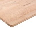 Kwadratowy blat do stolika, 70x70x2,5 cm, surowe drewno dębowe Lumarko!