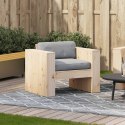 Fotel ogrodowy, 79x60x62 cm, lite drewno sosnowe Lumarko!