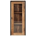 Ścienna szafka łazienkowa, 40x30x90cm, drewno akacjowe i żelazo Lumarko!