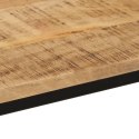 Stolik konsolowy, 110x30x75 cm, surowe drewno mango i żelazo Lumarko!