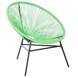 Krzesło z technorattanu zielone ACAPULCO Lumarko!