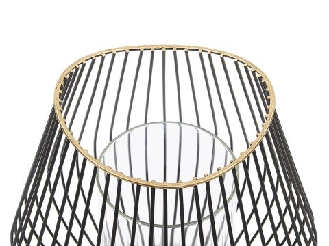 Lampion metalowy 22 cm czarny THURSTON