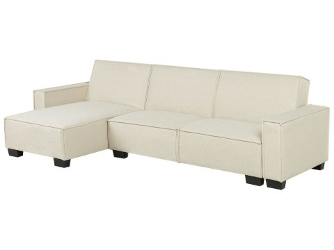 Narożnik prawostronny rozkładany beżowy ROMEDAL