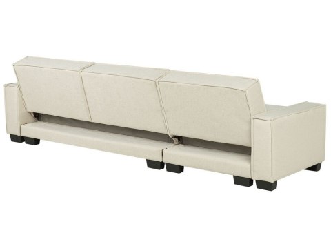 Narożnik prawostronny rozkładany beżowy ROMEDAL