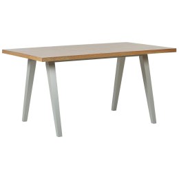Stół do jadalni 150 x 90 cm jasne drewno z szarym LENISTER Lumarko!