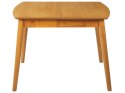 Stół do jadalni rozkładany 100/130 x 80 cm jasne drewno TOMS Lumarko!