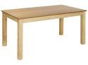 Stół do jadalni rozkładany 160/240 x 90 cm jasne drewno MADURA Lumarko!