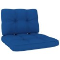 Krzesła ogrodowe z kobaltowymi poduszkami, 2 szt., drewniane Lumarko!